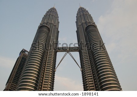 Twin Towers - Kuala Lumpur Petronas Towers - detail