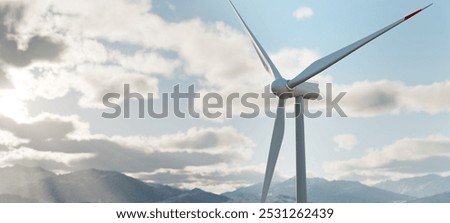 Similar – Image, Stock Photo Powerful mountains and cloudy sky view from window of car