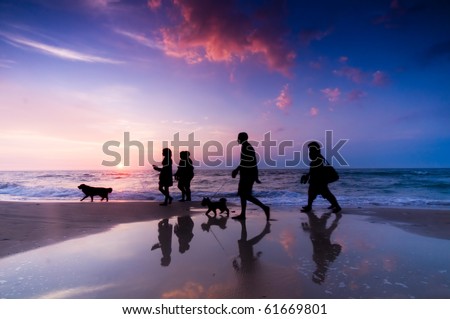 Similar – Image, Stock Photo Tropical dog family