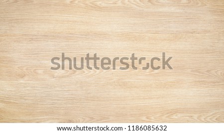 Top view of a wood or plywood for backdrop. Light wooden table with a crack. Wood texture abstract background. Surface of wood with nature color and pattern.  Foto stock © 