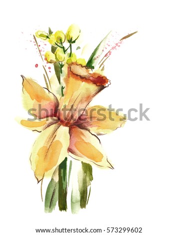 Similar – Image, Stock Photo daffodils Ostrich
