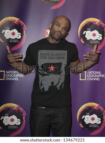 NEW YORK - APRIL 09: Darryl DMC McDaniels attends party for The National Geographic Channel  \