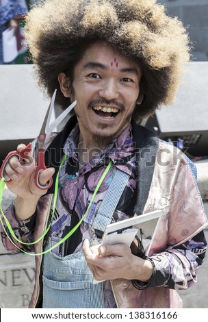 NEW YORK - MAY 12: Fashion designer Kosuke Okawa attends Seventh annual Japan Day in Central Park on May 12, 2013 in New York City
