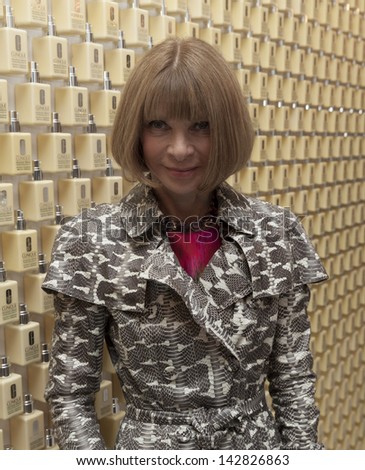 NEW YORK - JUNE 18: Anna Wintour attends Dramatically Different Party hosted by Clinique launch new Moisturizing Lotion at Loft & Garden at Rockefeller Center on June 18, 2013 in New York City