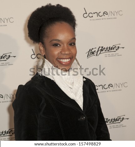 NEW YORK - OCTOBER 07: Annique Roberts attends the 2013 Bessies Awards at The Apollo Theater on October 7, 2013 in New York City