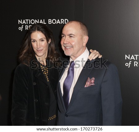 NEW YORK - JANUARY 07: Rachel and Terence Winter attend the 2014 National Board Of Review Awards Gala at Cipriani 42nd Street on January 7, 2014 in New York City.