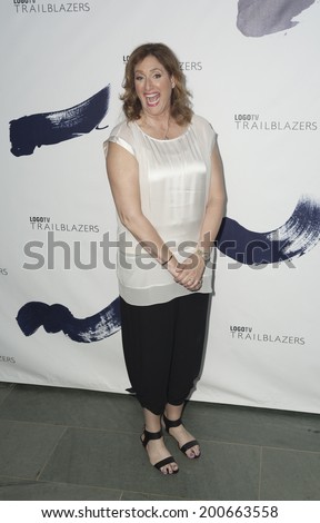 NEW YORK, NY USA - JUNE 23, 2014: Judy Gold attends Logo TV\'s \'Trailblazers\' at the Cathedral of St. John the Divine