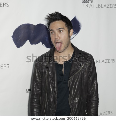 NEW YORK, NY USA - JUNE 23, 2014: Pete Wentz attends Logo TV\'s \'Trailblazers\' at the Cathedral of St. John the Divine