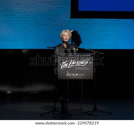New York, NY - October 20, 2014: Laurie Uprichard attends the 2014 Bessies Awards at The Apollo Theater
