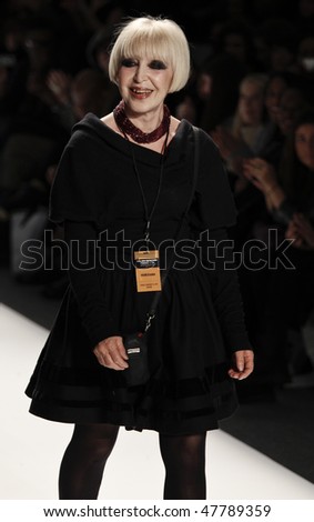 NEW YORK - FEBRUARY 12: Designer Kati Stern walks the runway for Venexiana by Kati Stern Collection during Fall 2010 at Mercedes-Benz Fashion Week on February 12, 2010 in New York