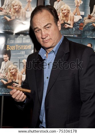 NEW YORK - APRIL 14: Actor James Belushi attends the Creative Coalition celebration of the Broadway show \'Born Yesterday\' at the Nat Sherman Flagship Store on April 14, 2011 in New York City