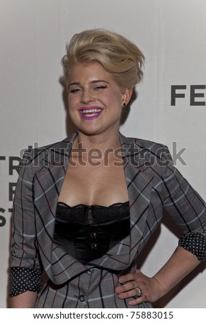 NEW YORK - APRIL 24: Kelly Osbourne attends the premiere of \'God Bless Ozzy Osbourne\' during the 10th annual Tribeca Film Festival on April 24, 2011 in New York City