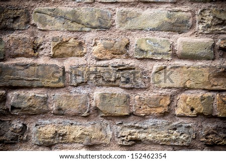 Old brick wall, old background.