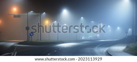 Similar – Image, Stock Photo Motorway in the fog