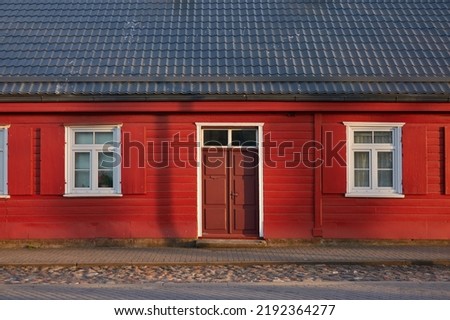 Similar – Image, Stock Photo Wooden houses in Sweden