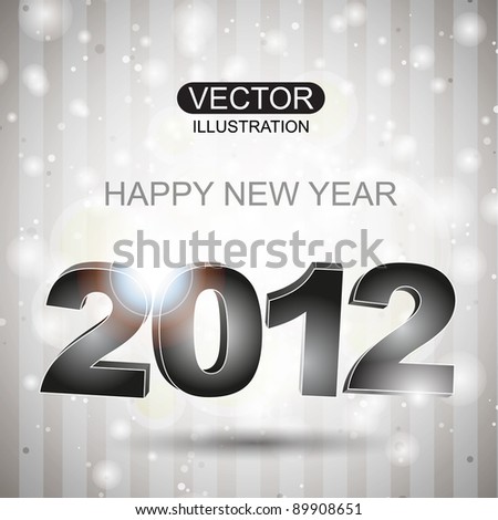 Abstract Happy New Year Eps10 Illustration - 89908651 : Shutterstock