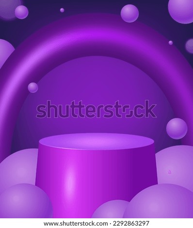 Similar – Image, Stock Photo round Clouds Arch Plastic