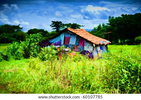 A small village home in Nicaragua