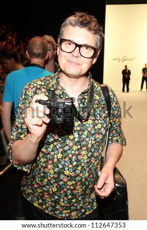 BERLIN - JULY 07: Rolf Scheider attends the Holy Ghost show at Mercedes-Benz Fashion Week Spring/Summer 2013 on July 7, 2012 in Berlin, Germany.