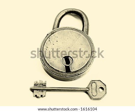 Old Lock And Key