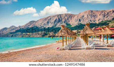 Image, Stock Photo Baska, Krk, Croatia, Europe.