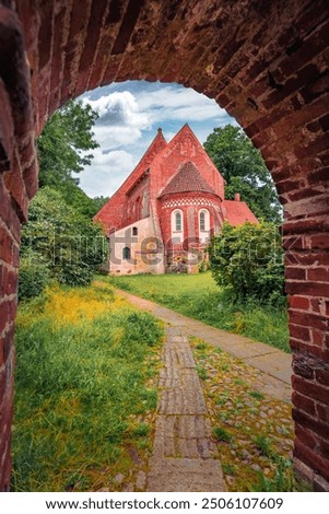 Image, Stock Photo cross Altenkirchen Village