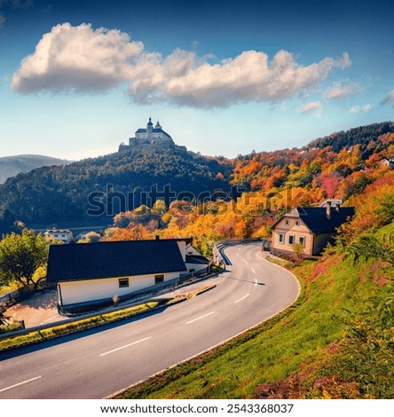 Similar – Image, Stock Photo nice evening in countryside