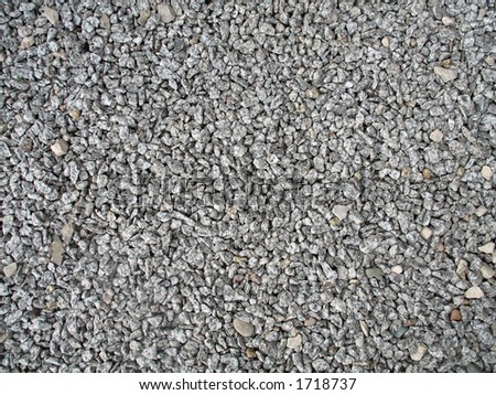 Closeup of a gravel path