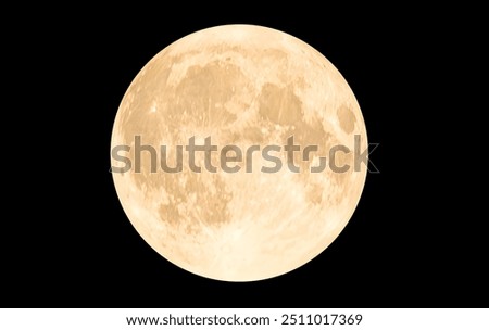 Similar – Foto Bild Full moon in the sky of Germany