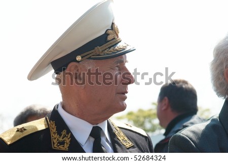 SEVASTOPOL, UKRAINE - MAY 9: Veteran of World war II on the parade May 9, 2010 in Sevastopol, Ukraine.