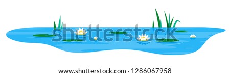 Similar – Image, Stock Photo reed Water Reflection