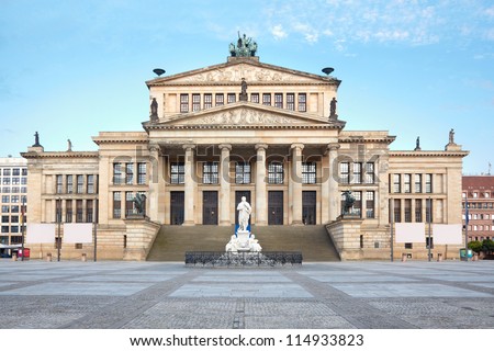 Concert hall in Gendarmenmarkt one of the most beautiful places in Berlin