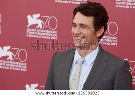VENICE - AUGUST 31: James Franco at \'Child of God\' photo call during the 70th Venice Film Festival on August 31, 2013 in Venice.