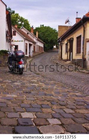 SZENTENDRE,HUNGARY-21 JULY:Old Alley on July 21,2012 in Szentendre.It\'s a riverside town in Pest county,Hungary,near the capital city Budapest. It is known for its museums, galleries, and artists.