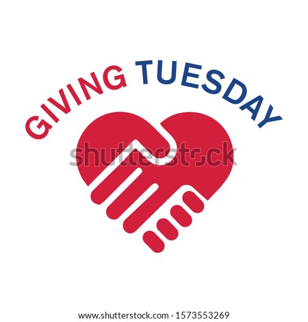 Giving Tuesday, global day of charitable giving. Charity campaign banner design, vector illustration