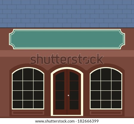 Classic shopfront - classic store front