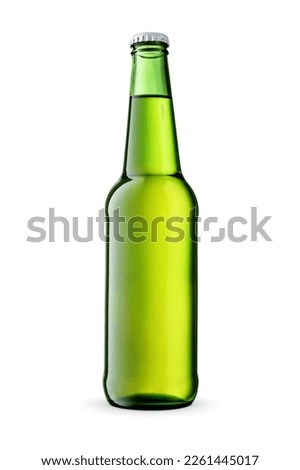 Similar – Image, Stock Photo Green Beer bottle with drops of dew condensation alcohol