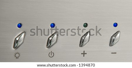 knob, inox, shine, panel, board, glass, bright,  lustre, button, kitchen
