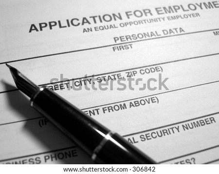 Application for Employment Document
