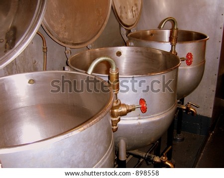 Old Boilers in the kitchen of the USS Constitution