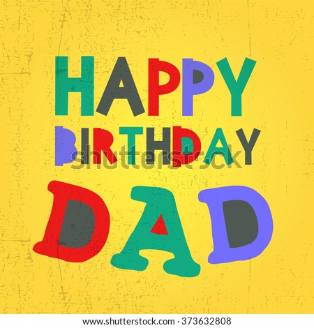 Download Retro Happy Birthday Card On Grunge Background. Happy ...