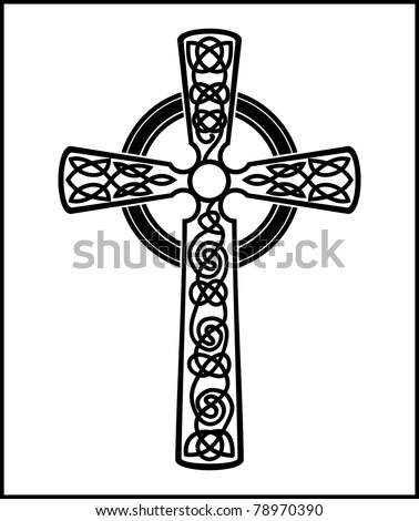 Black Cross Stock Vector 78970390 : Shutterstock