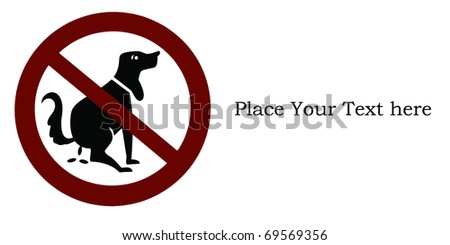 No dog signs