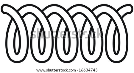 Art Illustration In Black And White A Coil Art Illustration In Black And White A Coil