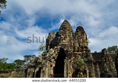 Bayon Temple at Angkor Siem Reap Cambodia