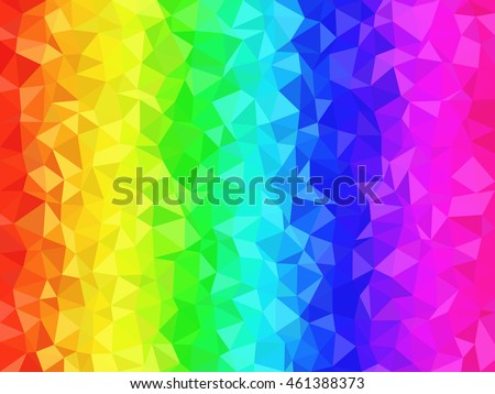 rainbow geometric low poly vector background download free vector rainbow design