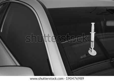 Automobile windshield with glass cheap and crack repair kit