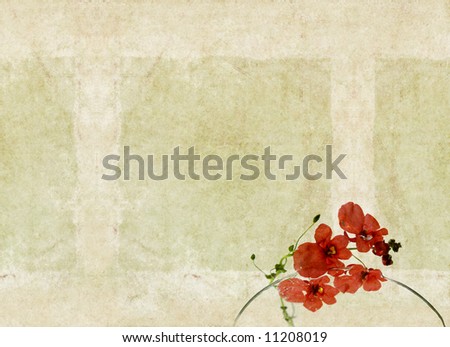 lovely background image with floral elements