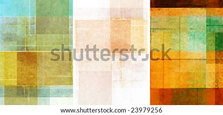 three lovely background textures or banners. very useful design elements.