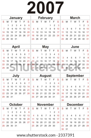 shutterstock puzzlepix year 2007 calander